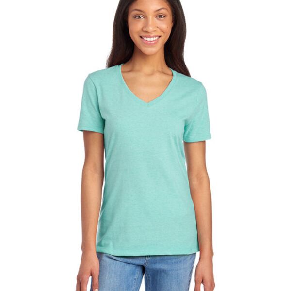 Ladies' Premium Blend V-Neck T-Shirt Thumbnail