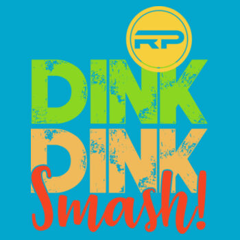Dink Dink Smash UPF 50 Short Sleeve Youth Performance Tee Design