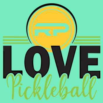 Love Pickleball Youth UPF 50 Long Sleeve Shirt Design