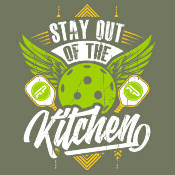 Stay Out of the Kitchen Pickleball Tee Design