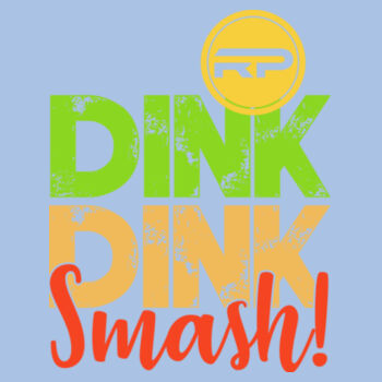 Dink Dink Smash UPF 50 Long Sleeve Ladies Performance Tee Design